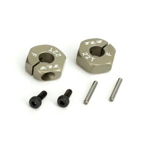 Front Hex, Aluminum: 22T