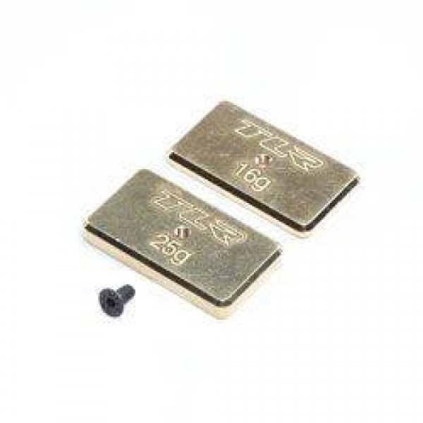 TLR Rear Brass Weight Set, 16g & 25g (22 5.0)
