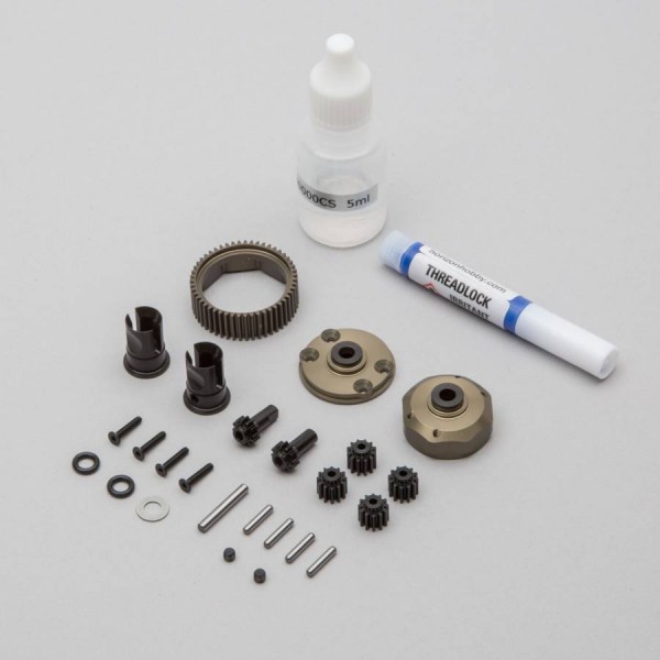 TLR Aluminum 2wd Gear Differential, Complete
