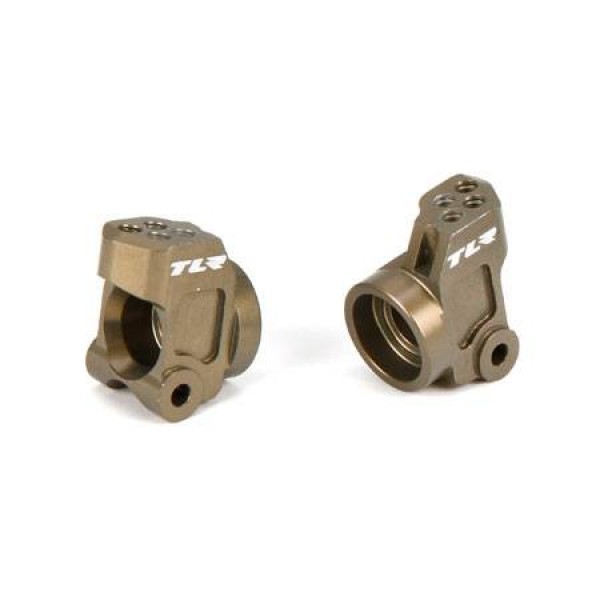 TLR Aluminum Rear Hub Carrier (For 22)