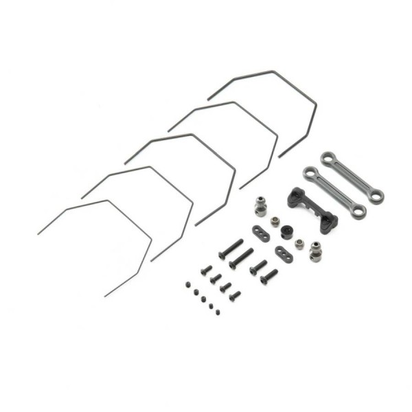 TLR Laydown Rear Sway Bar Set (22 4.0)