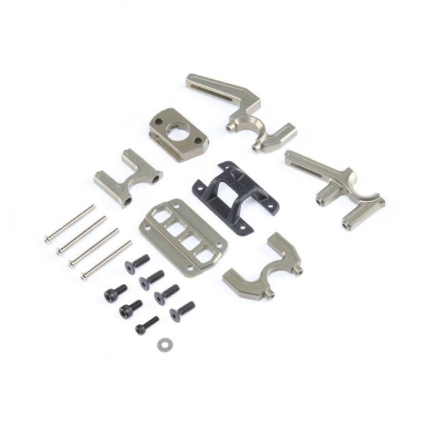 TLR Aluminum Split Center Differential Mount, 8E/8TE 3.0/4.0