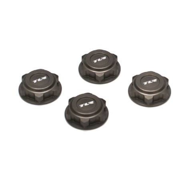 TLR Aluminum Covered 17mm Wheel Nuts, 8B/8T 2.0