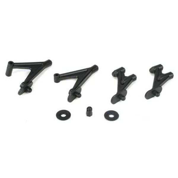 TLR Rear/Mid Engine Wing Stay Set (For 22)