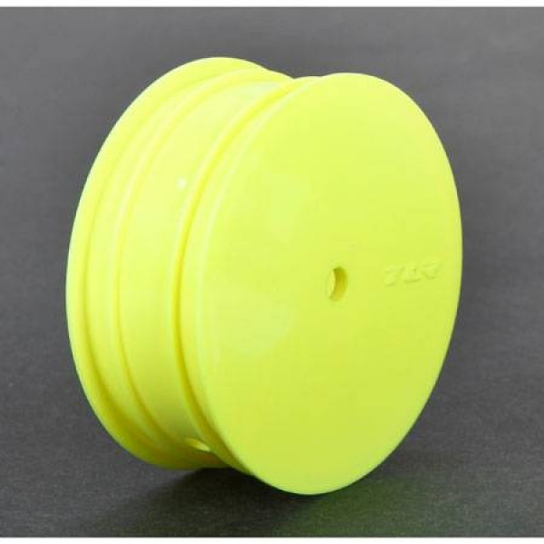 TLR 22 3.0 Yellow 12mm Hex Front 1/10 Buggy Wheels (2)