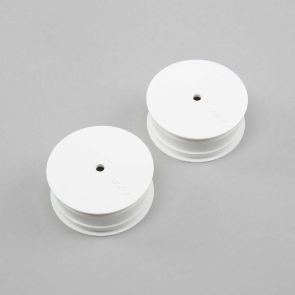 TLR Stiffezel 12mm Hex Front Wheels, White (22 4.0) (2)