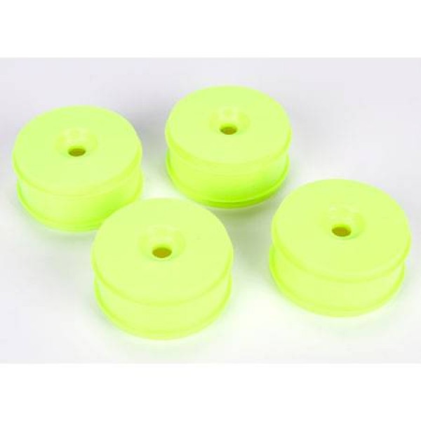 TLR 1/8 Buggy Dish Wheels Yellow (8B 3.0, 8X, 8XE) (4)