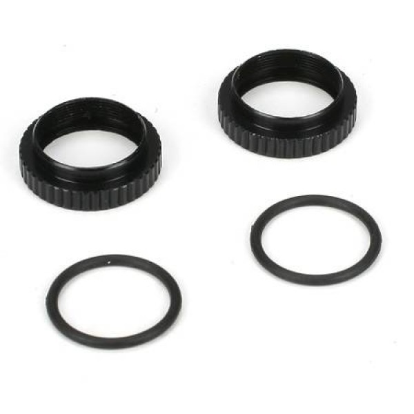 TLR Shock Preload Adjuster Nut with O-rings (22/22-4)