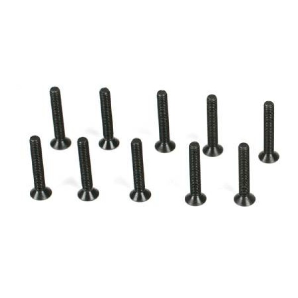 TLR M2.5x16mm Flathead Screws (10)