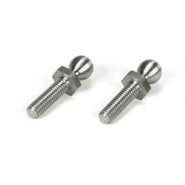 TLR Titan Ball Stud, 4.8x10mm (For 22) (2)