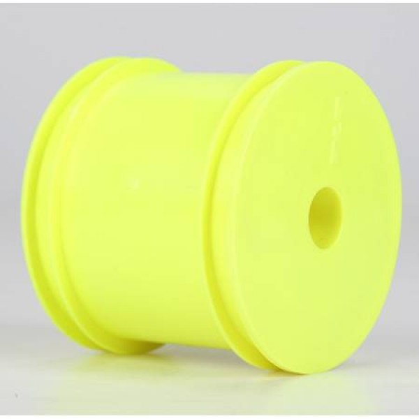 TLR Front/Rear Wheels, Yellow for 22T (2)