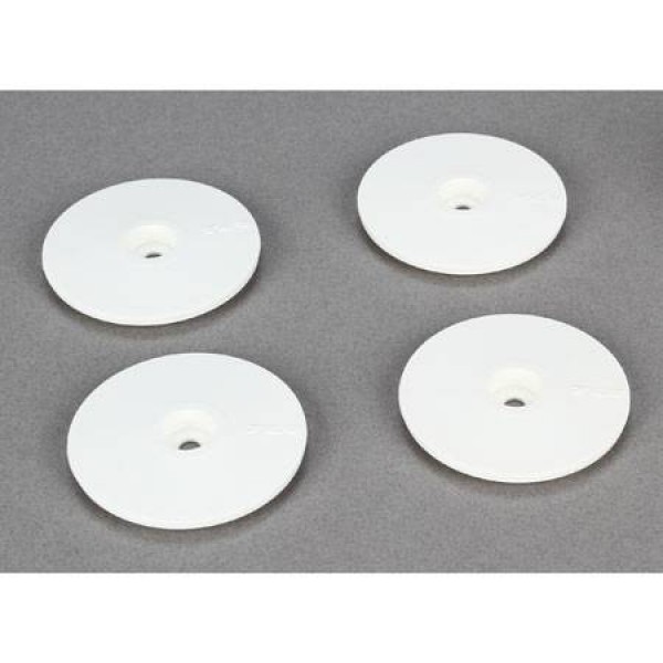 TLR Wheel Disks, White (22SCT) (4)