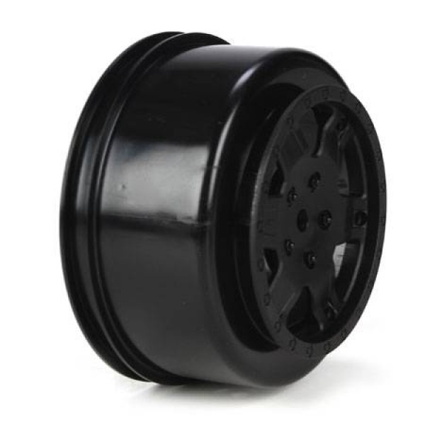 TLR 12mm Hex Wheels, Black (2)