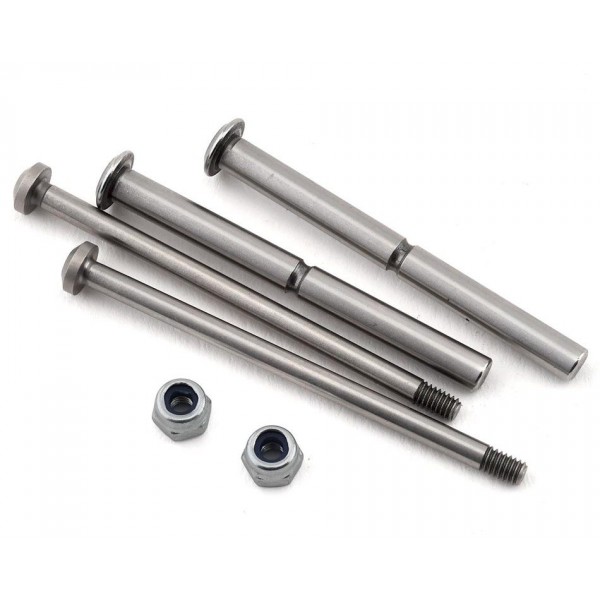 Team Losi Racing Front Hinge Pin and King Pin Set, Polished: All 22