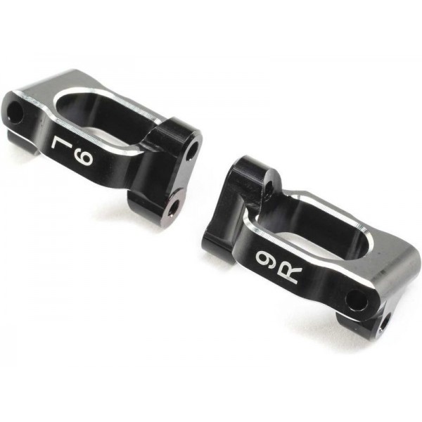 Team Losi Racing Aluminum Caster Block Set 9 deg (22X-4)