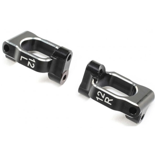 Team Losi Racing Aluminum Caster Block Set 12 deg (22X-4)