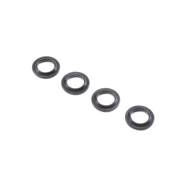 Team Losi Racing 16mm Shock Seals, Emulsion (4): 8X