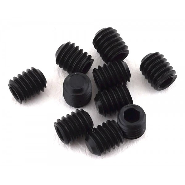 Team Losi Racing Cup Point Set Screws, M2.5x3mm (10)