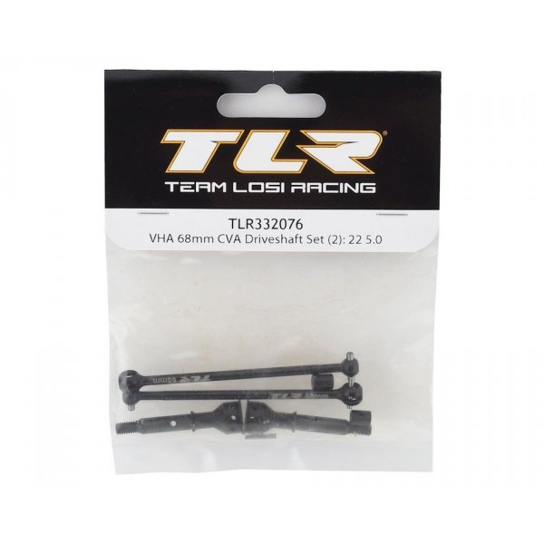 Team Losi Racing VHA 68mm CVA Driveshaft Set (22 5.0) (2)