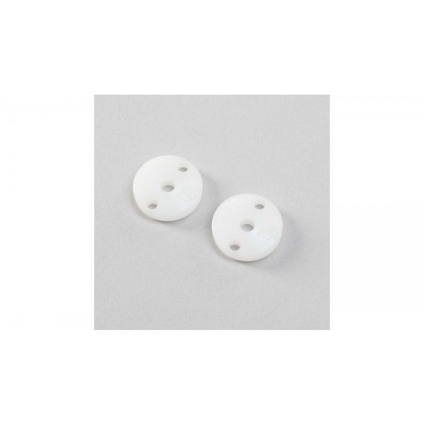 Team Losi Racing Machined Shock Pistons, Thin, 2 x 1.9mm, G3 (2)