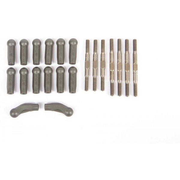 Team Losi Racing Heavy Duty Titanium Turnbuckle Kit (22X-4)