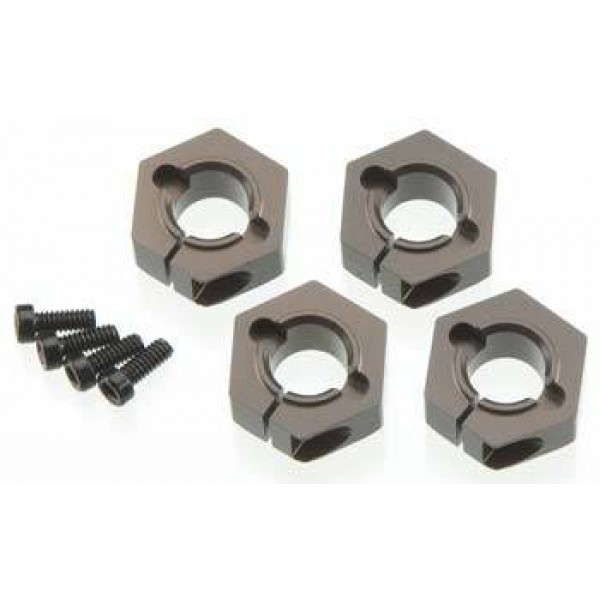 Alum Hex Adapter 12mm M6 Shafts
