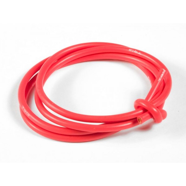 TQ Wire Products 13 Gauge Super Flexible Wire 3ft, Red