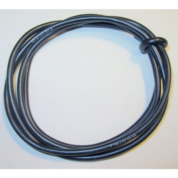 TQ Wire Products 14 Gauge 1000 Strand Super Flexible 3ft Wire, Black