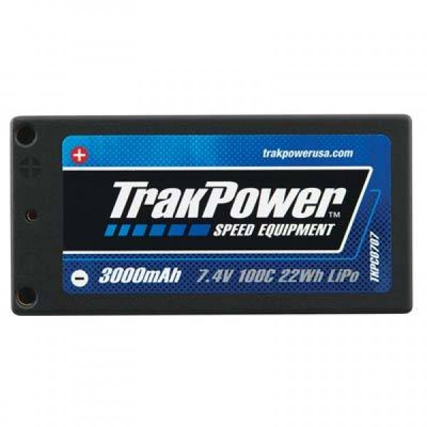 Trak Power LiPo Battery 3000mAh 100C 7.4V (2S)