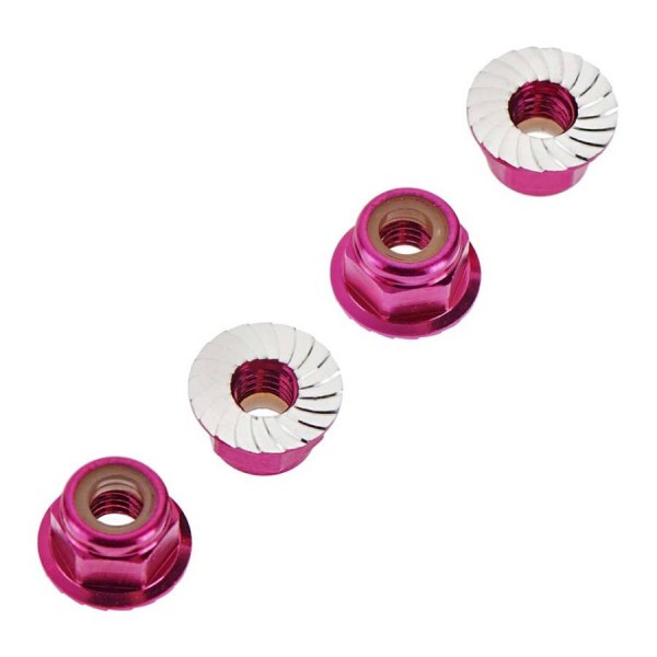 Traxxas Nuts Flanged Nylon Locking Aluminum
