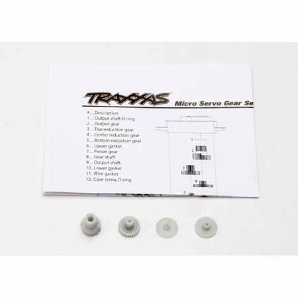 Traxxas VXL Gear Set for TRA2080 Micro Waterproof Servo
