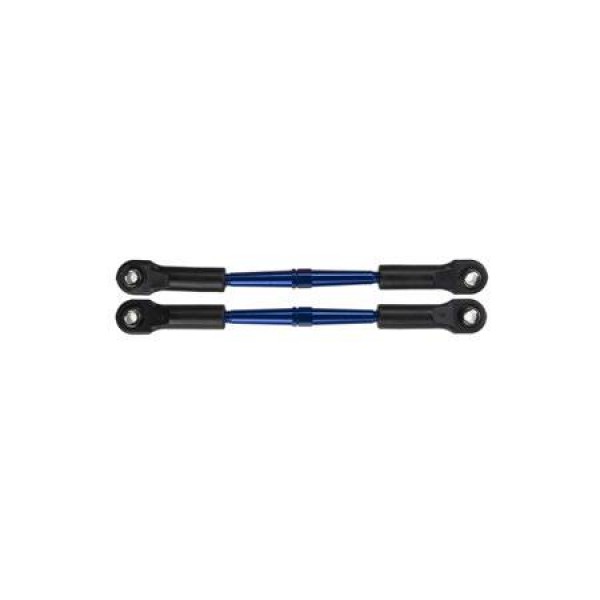 Traxxas 61mm Aluminum Toe Link Turnbuckle Set (Blue) (2)