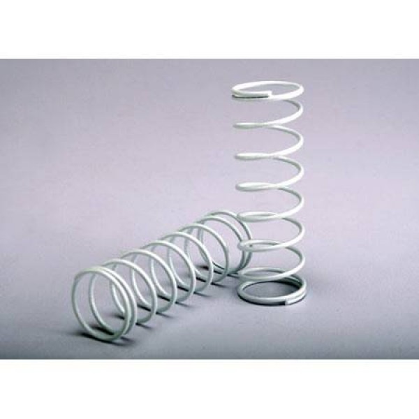 Traxxas Front Shock Spring Set White (2)