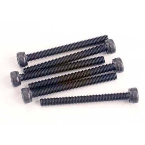 Traxxas Screws, 3x30mm cap-Head Machine (Hex Drive) (6)