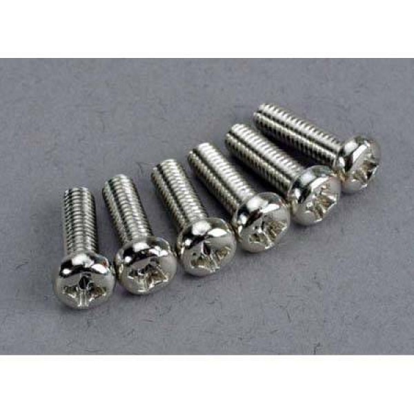 Traxxas Round Head Screw 3x10mm (6)