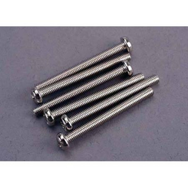 Traxxas Screws 3x30mm Roundhead Machine (6)