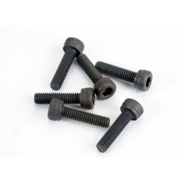Traxxas Cap Head Screws, 3x12mm (Hex Drive) (6)