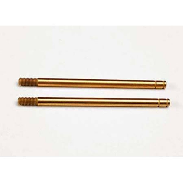 Traxxas Shock shafts hardened steel titanium nitride coated (xx-long) (2)