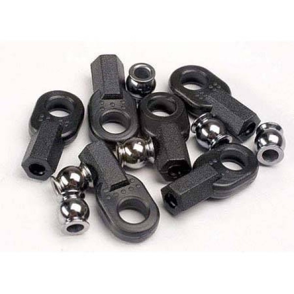 Traxxas Long Rod Ends with Hollow Ball Connectors (6)
