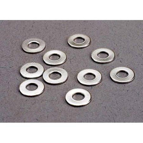 Traxxas Washers 3x7 Flat Metal (10)