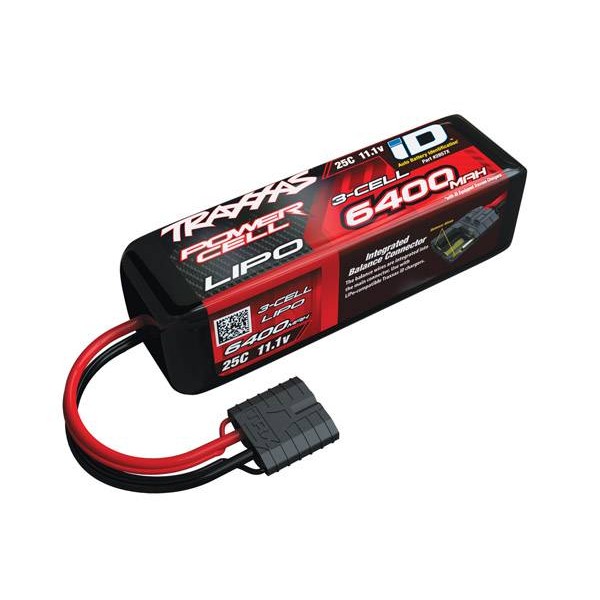 Traxxas iD 6400mAh 11.1v 3-Cell 25C Lipo Battery with Traxxas Connector