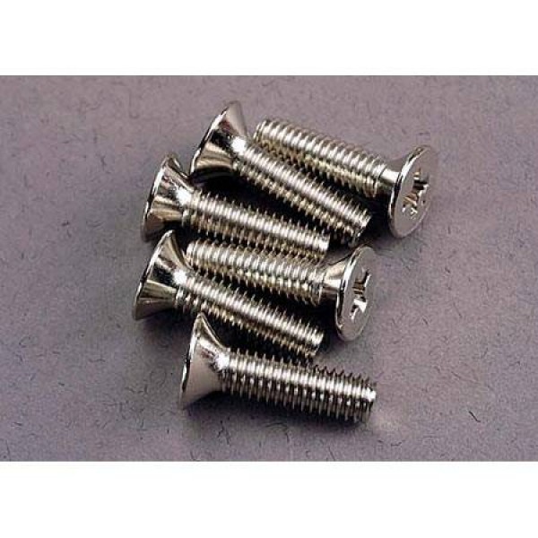 Traxxas Screws Countersunk 4X15mm (6)