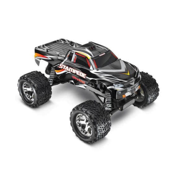 Stampede 2WD RTR 1/10 Monster Truck with TQ 2.4GHz radio system, black