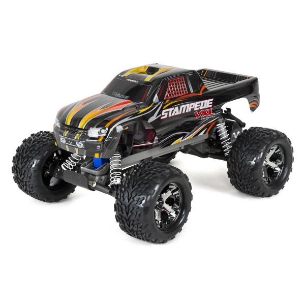 Traxxas 1/10 Stampede VXL 2WD Monster Truck RTR, Black