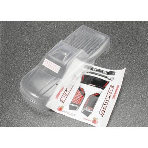traxxas stampede body clear