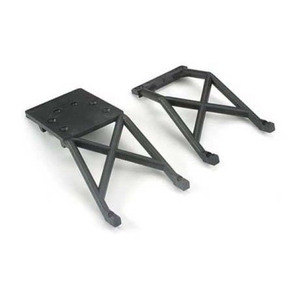 Traxxas Front/Rear Skid Plates, Black