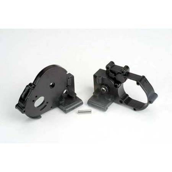 Traxxas Left/Right Gearbox Halves, Black