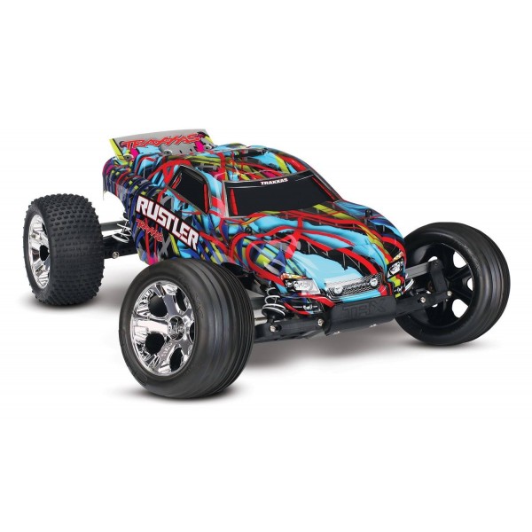 Rustler 1/10 Scale Stadium Truck with TQ 2.4 GHz radio system, Hawaiian