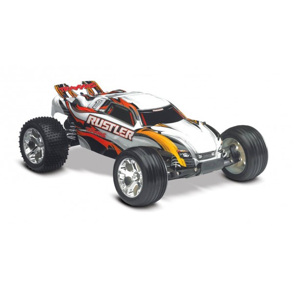 Rustler 1/10 Scale Stadium Truck with TQ 2.4 GHz radio system, white