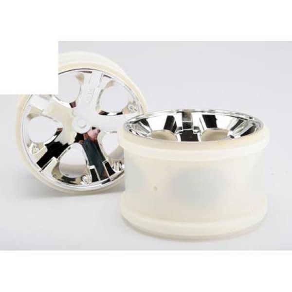 Traxxas All-Star Wheels 2.8" Rear Chrome (2)